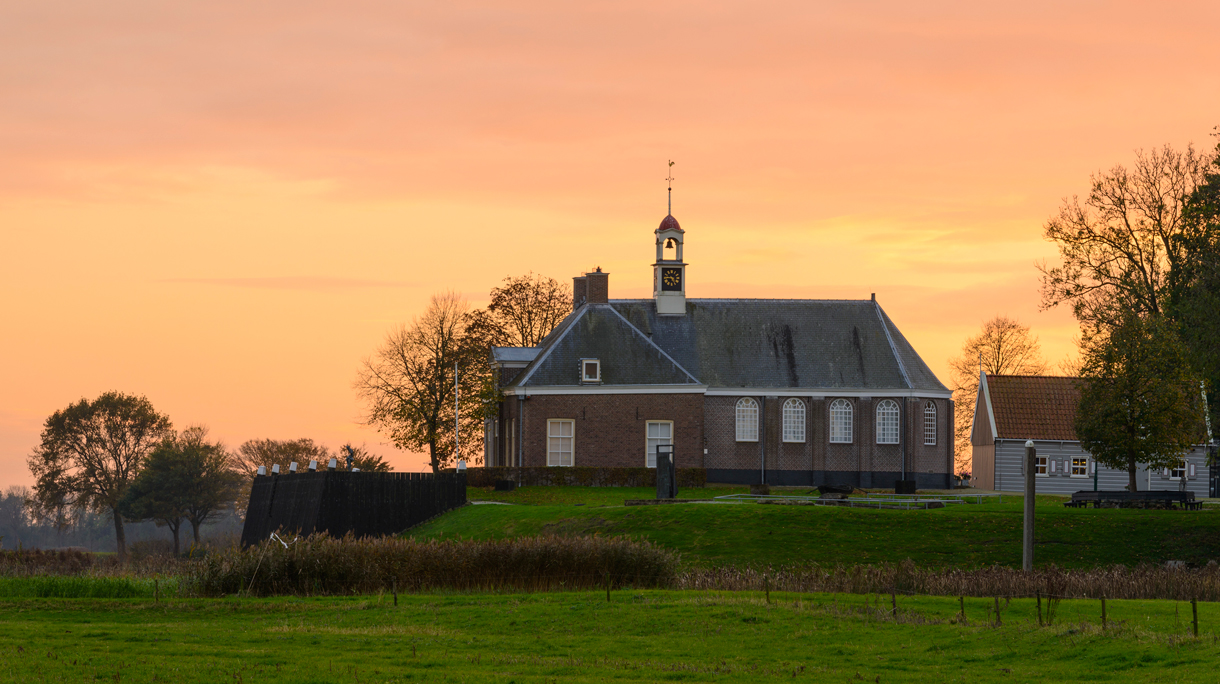 Het kerkje van Schokland.