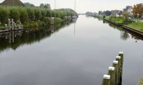 Beeld bij Het westen van de Westfriese Omringdijk