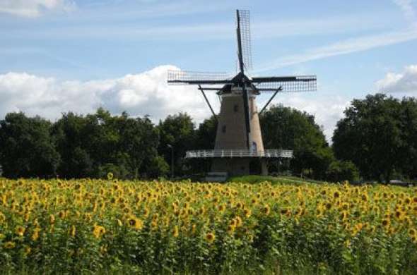 Beeld bij Fiets(boot)route Soest-Spakenburg