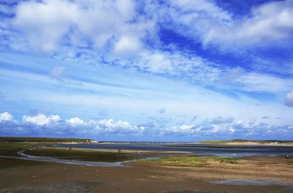 Beeld bij Noorden van Texel