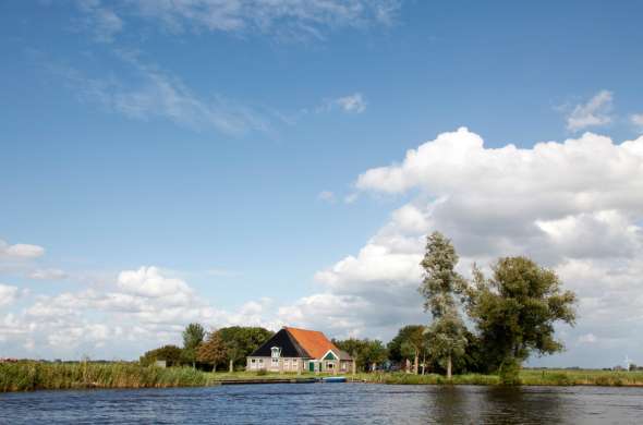 Beeld bij Friese merenroute