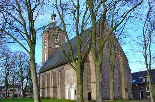 Beeld bij De bijzondere geschiedenis van de Mariakerk in Ruinen