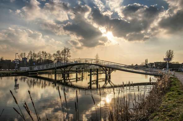 Beeld bij De Rotte en de Wilde Veenen