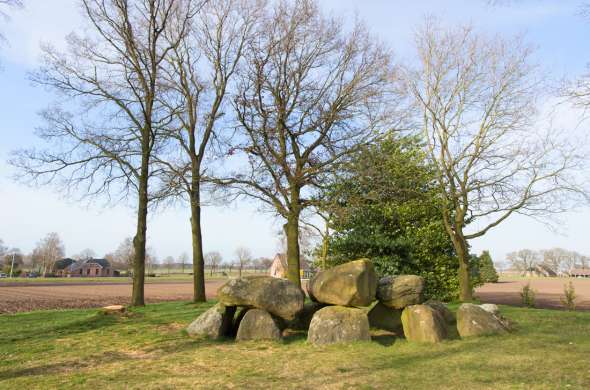 Beeld bij Weg van de drukte in de kleine esdorpen