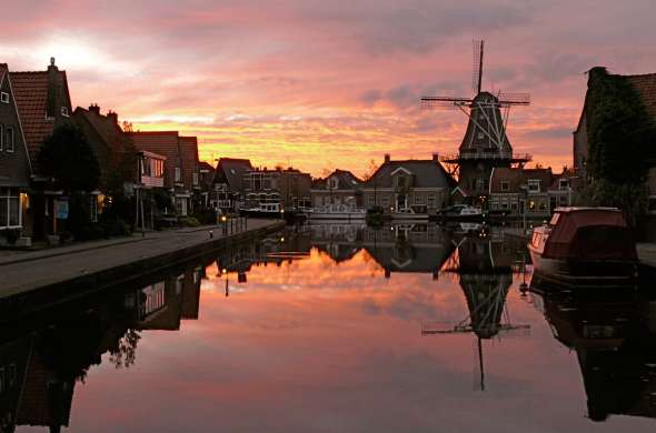 Beeld bij Bruggen en sluizen bij Meppel