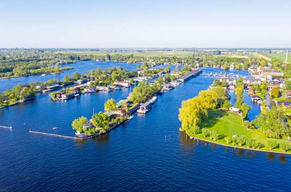 Beeld bij Van het Abcoudermeer naar de Vinkeveense Plassen