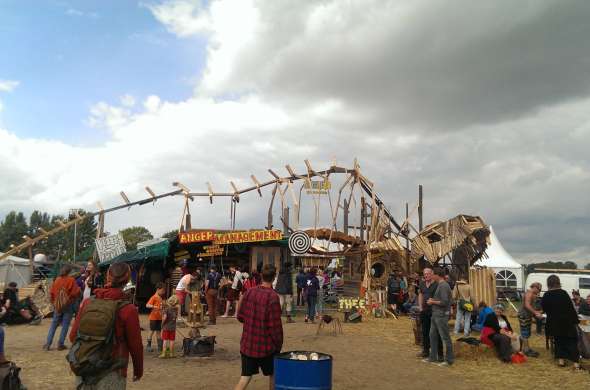 Beeld bij Festival Hongerige Wolf