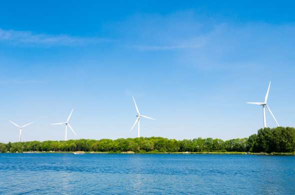 Beeld bij Oostvoornse Meer en Brielse Meer