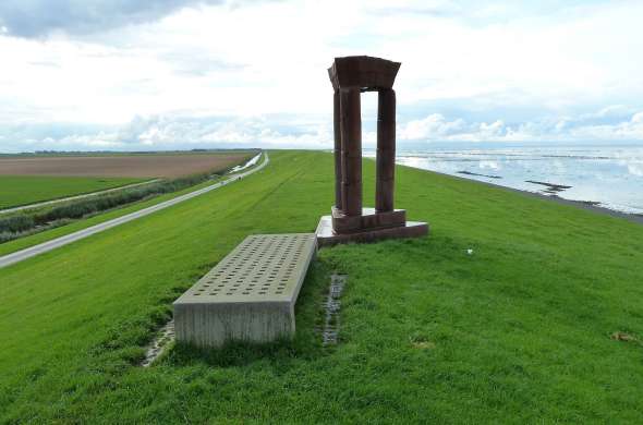 Beeld bij De Noordkaap