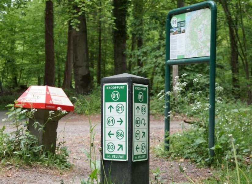 Fietsen123 app met fietsroutes